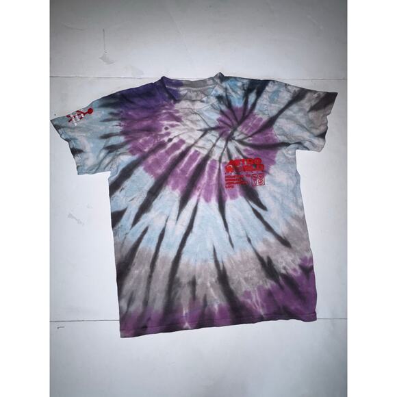 Travis Scott cactus jack Astroworld tour 2019 tie dye medium shirt - Picture 1 of 5